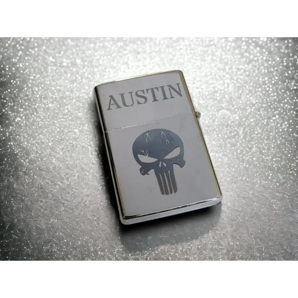 Triple Elders Lighter Belt Buckle - Bronze Metal Lighter Buckle - Free Engraving - Picture 9 of 10